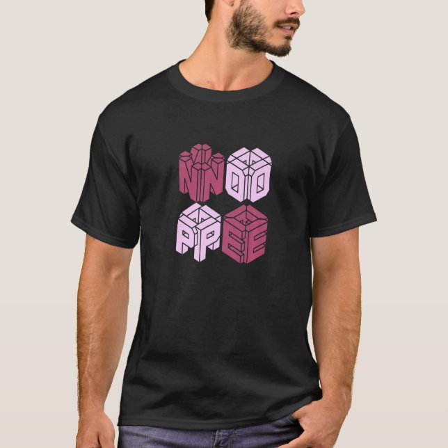 T-shirt Ne soyez pas une personne du Oui, dites simplement (Devant)
