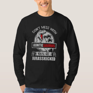 T-shirt Ne touchez pas à Auntasaurus Dinosaure Tatie Famil