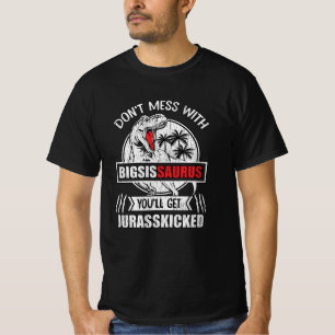 T-shirt Ne touchez pas à la grande sœur Saurus Famille de