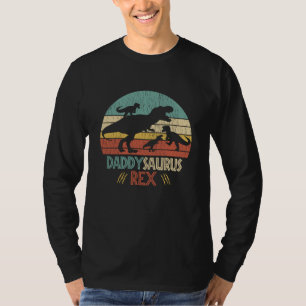 T-shirt Ne touchez pas au papa Saurus Famille de dinosaure