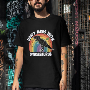 T-shirt Ne touchez pas au pickleball de Dinkasaurus