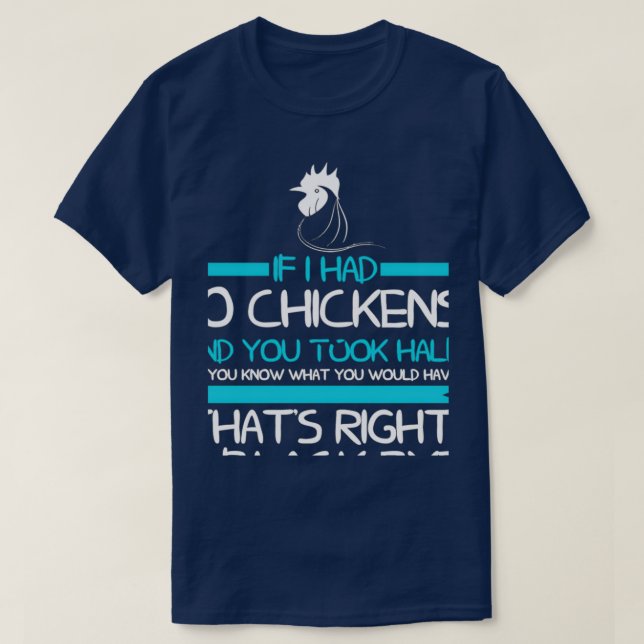 T-shirt Ne touchez pas mes poussins (Design devant)
