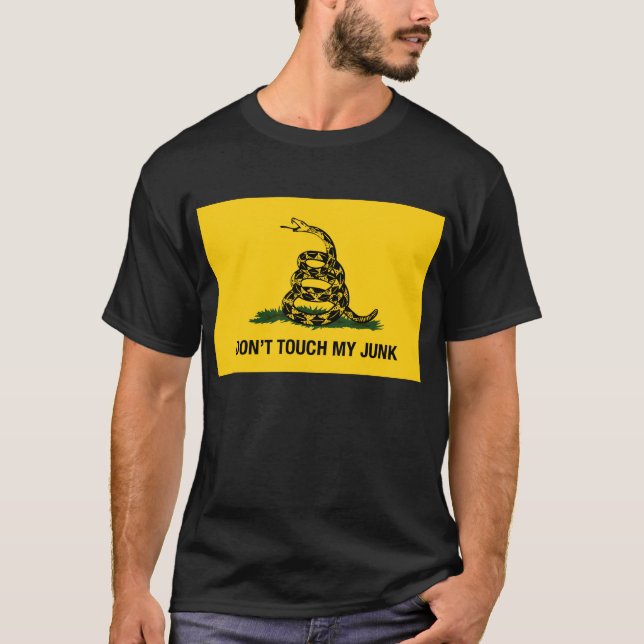 T-shirt ne touchez pas mon ordure (Devant)