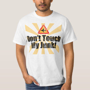 T-shirt Ne touchez pas mon ordure, sécurité dans les