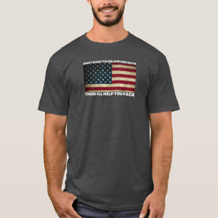 T-shirt Ne voulez pas suivre nos règles - Design politique