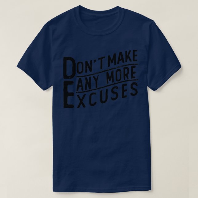 T-shirt ne vous excusez pas (Design devant)