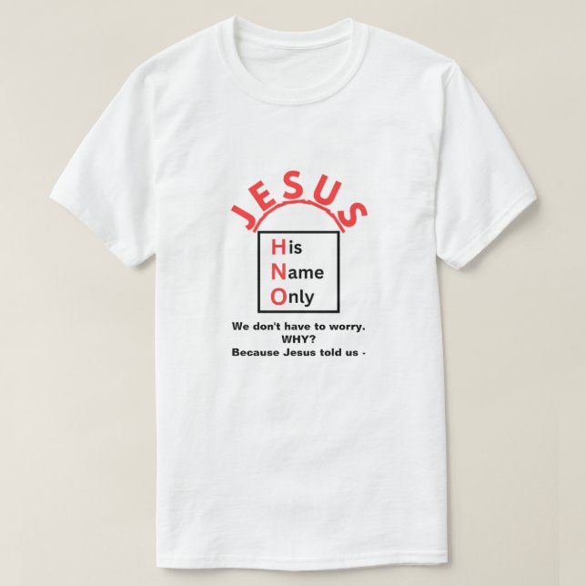 T-shirt Ne vous inquiétez pas (Design devant)