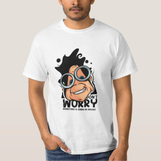 T-shirt Ne vous inquiétez pas du visage du dessin animé