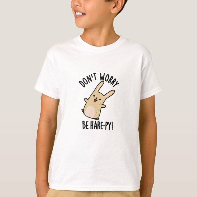 T-shirt Ne vous inquiétez pas être jument-ppy drôle lapin  (Devant)