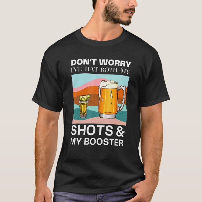 T-shirt Ne vous inquiétez pas J'ai Casquette Boot My Shots (Devant)
