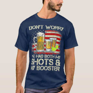T-shirt Ne vous inquiétez pas, j'ai eu à la fois mes tirs 