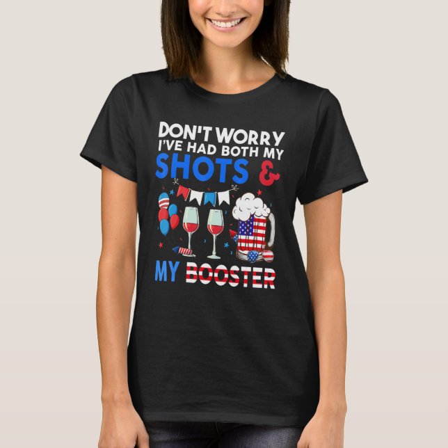 T-shirt Ne vous inquiétez pas j'ai eu les deux mes chaussu (Devant)