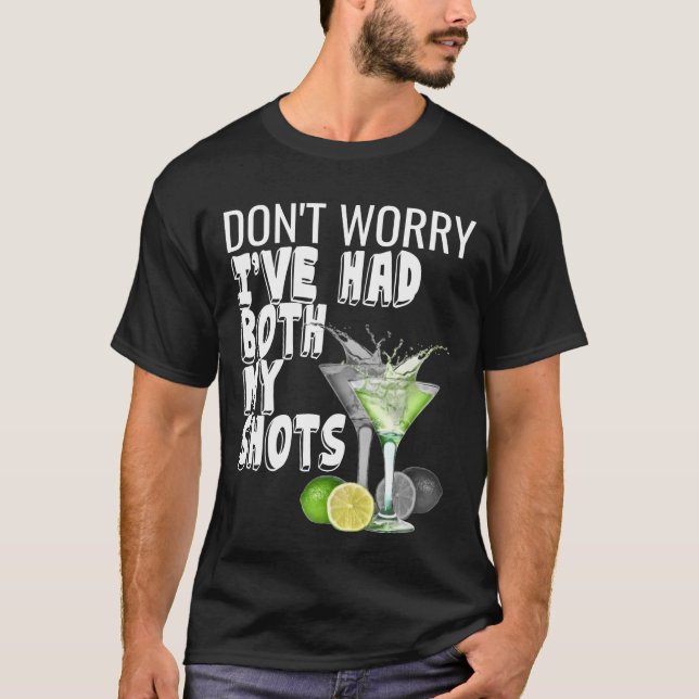 T-shirt Ne vous inquiétez pas, j'ai eu mes deux photos Drô (Devant)