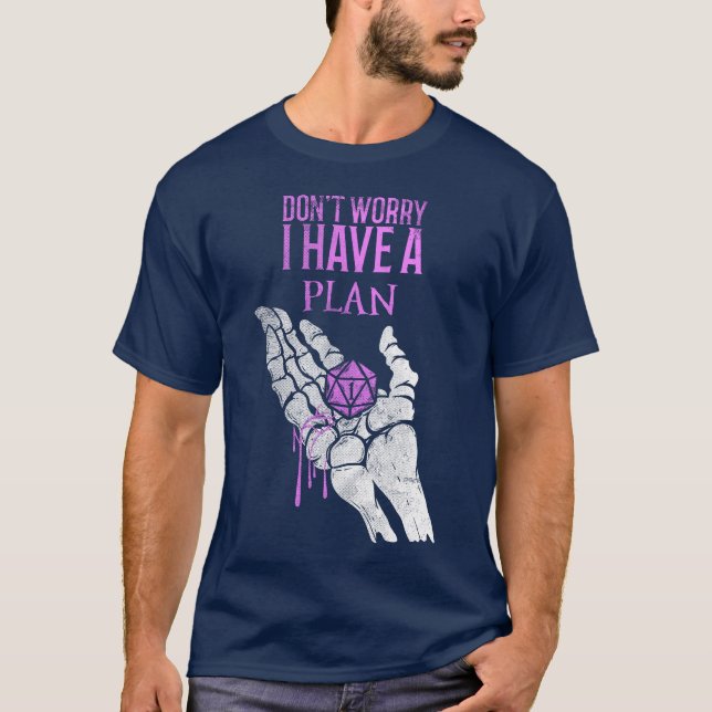 T-shirt Ne vous inquiétez pas j'ai un plan - Unisex (Devant)