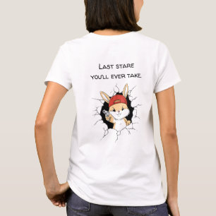 T-shirt Ne vous mêlez pas de ce lapin - Animal drôle et Ed
