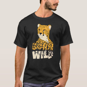 T-shirt Né Wild Cheetah Tiger & Lion Leopard Pour Big Cat