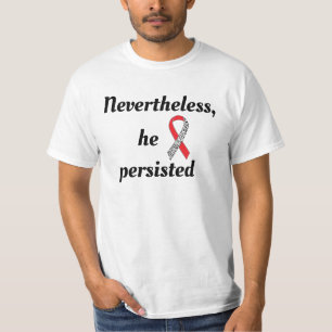 T-shirt Néanmoins, il a persisté en chemise recto verso