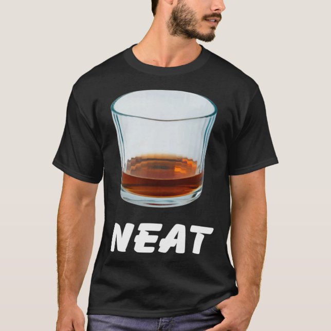 T-shirt Neat   Bourbon Whiskey (Devant)