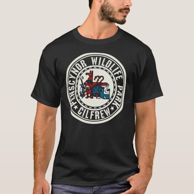 T-shirt Neath South Wales, Penscynor Wildlife Park, Cilfre (Devant)