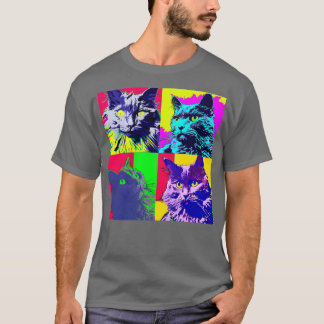T-shirt Nebelung Chat Art Amoureux des chats Cadeau 1