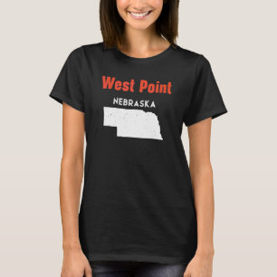 T-shirt Nebraska États-Unis État Amérique Voyage Nebraskan