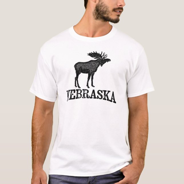 T-shirt Nebraska - Moose (Devant)
