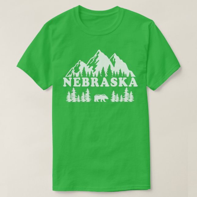 T-shirt Nebraska Randonnée (Design devant)