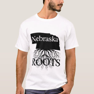 T-shirt Nebraska State Roots Chemise femme ou homme