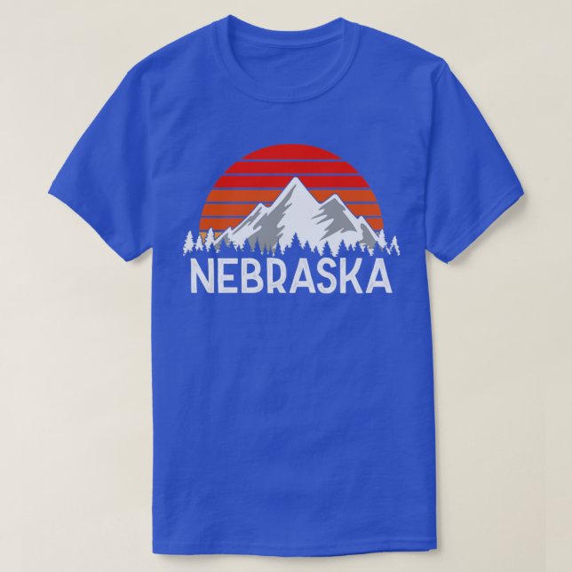 T-shirt Nebraska Vintage rétro1 (Design devant)