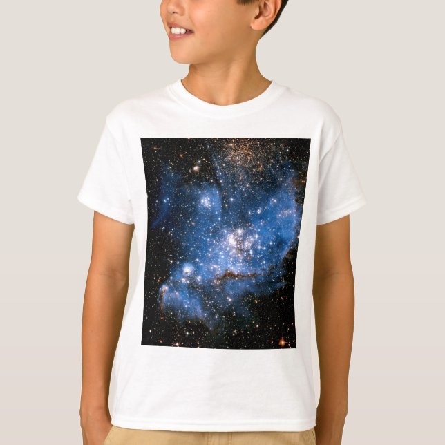 T-shirt Nebula NGC 346 Étoiles pour nourrissons - Hubble S (Devant)