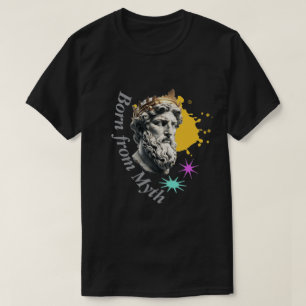 T-shirt Née du mythe - Art de statue classique esthétique