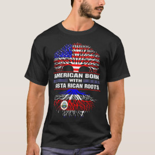 T-shirt Née d'un Américain aux racines costariciennes