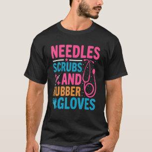 T-shirt Needles Scrubs Rubber Gloves Phlebotomist Nurse Ph