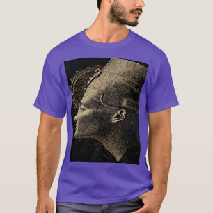 T-shirt "Nefertiti moderne : Art royal doré"