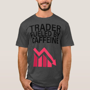 T-shirt Négociant alimenté par la caféine