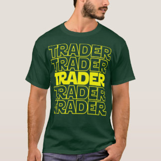 T-shirt Négociant Devis Stock Marché Stockbroker