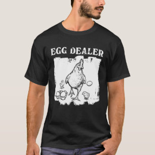 T-shirt Négociant en œufs Agriculteur Œuf de poule Poulet