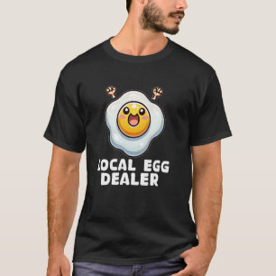 T-shirt Négociant en œufs local Drôle d'agriculteur d'œufs