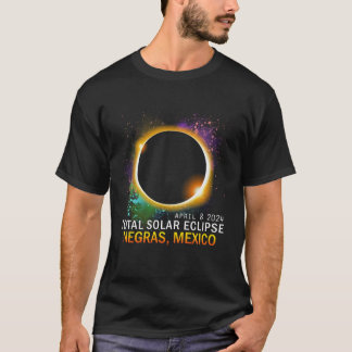 T-shirt Negras Mexique Total Éclipse solaire 2024
