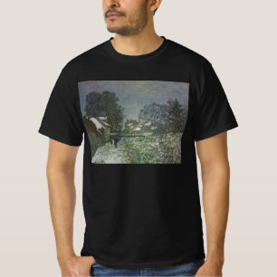 T-shirt Neige à Argenteuil par Claude Monet