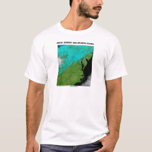 T-shirt Neige à travers les états américanisés