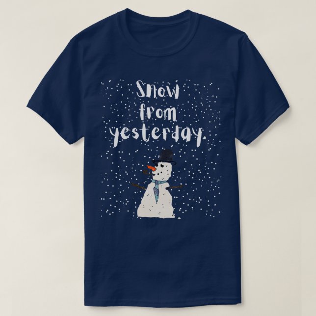 T-shirt Neige Hier (Design devant)