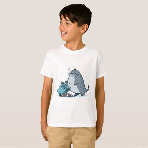 T-shirt Neil The Wheely Bin Destruction Seal