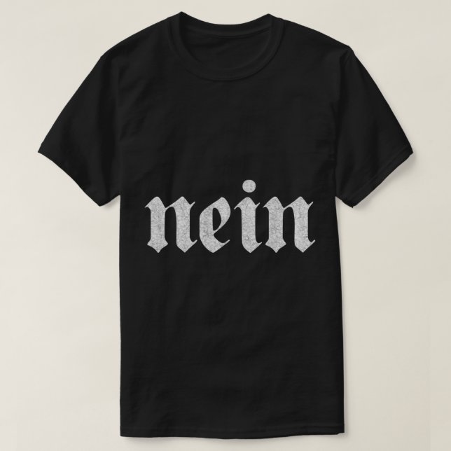 T-shirt NEIN Deutschland Drapeau allemand Aigle Allemagne  (Design devant)
