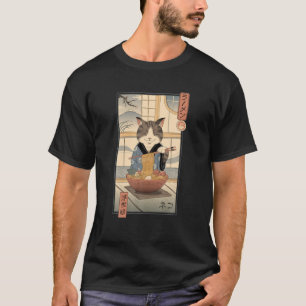 T-shirt Neko Ramen Ukiyo-E