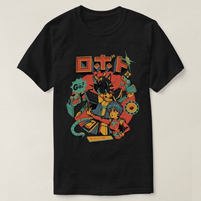 T-shirt Neko Roboto (Design devant)