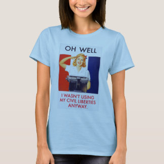 T-shirt N'employait pas des libertés civiles de toute