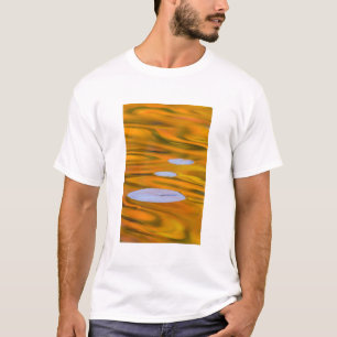 T-shirt Nénuphar sur eau orange, Canada