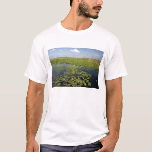 T-shirt Nénuphars et sawgrass dans les Everglades de Flori