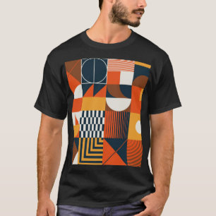 T-shirt Neo geo : composition abstraite vintage